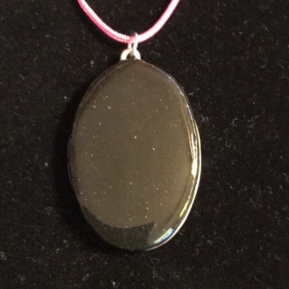 Polymer Clay Pendent w/.925 silver - Picture 2 of 2